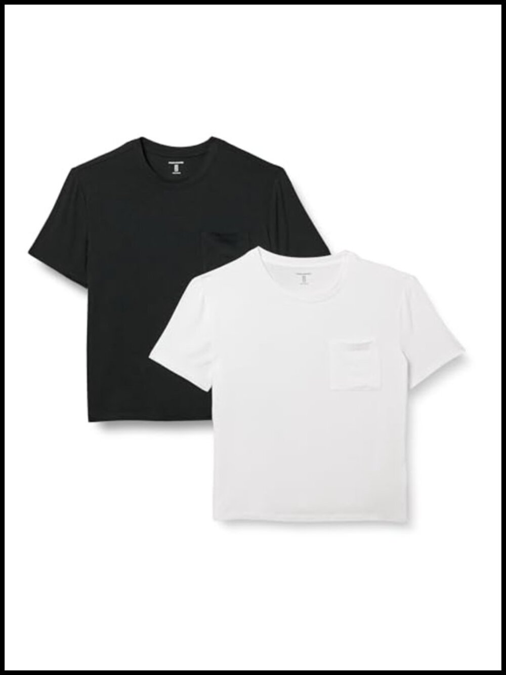 Women's Relaxed Fit Viscose Stretch Jersey Pocket T-Shirt 2 Pack